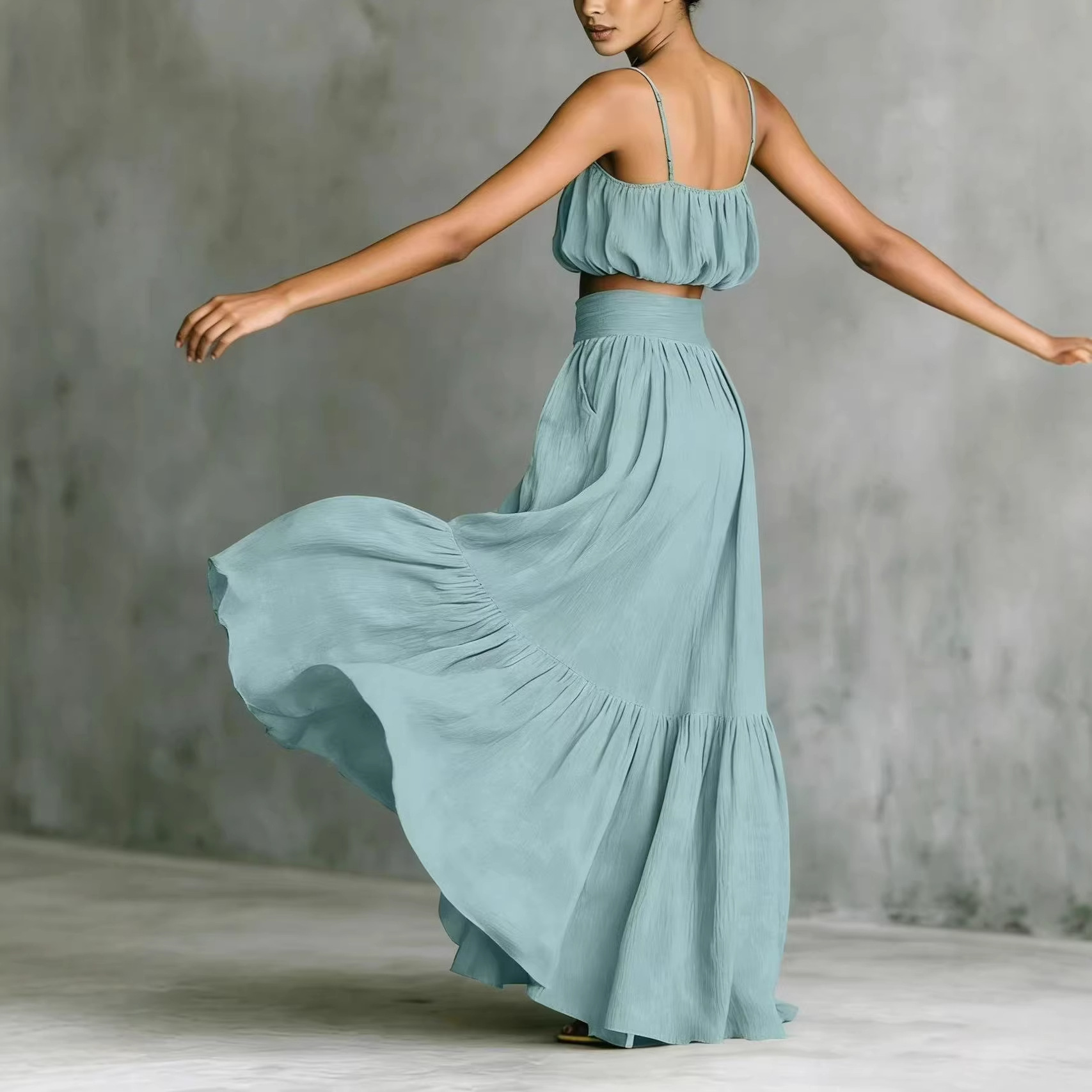 Women Summer 2 Piece Outfits R - Boho Summer Beach Maxi Dress recension och pris