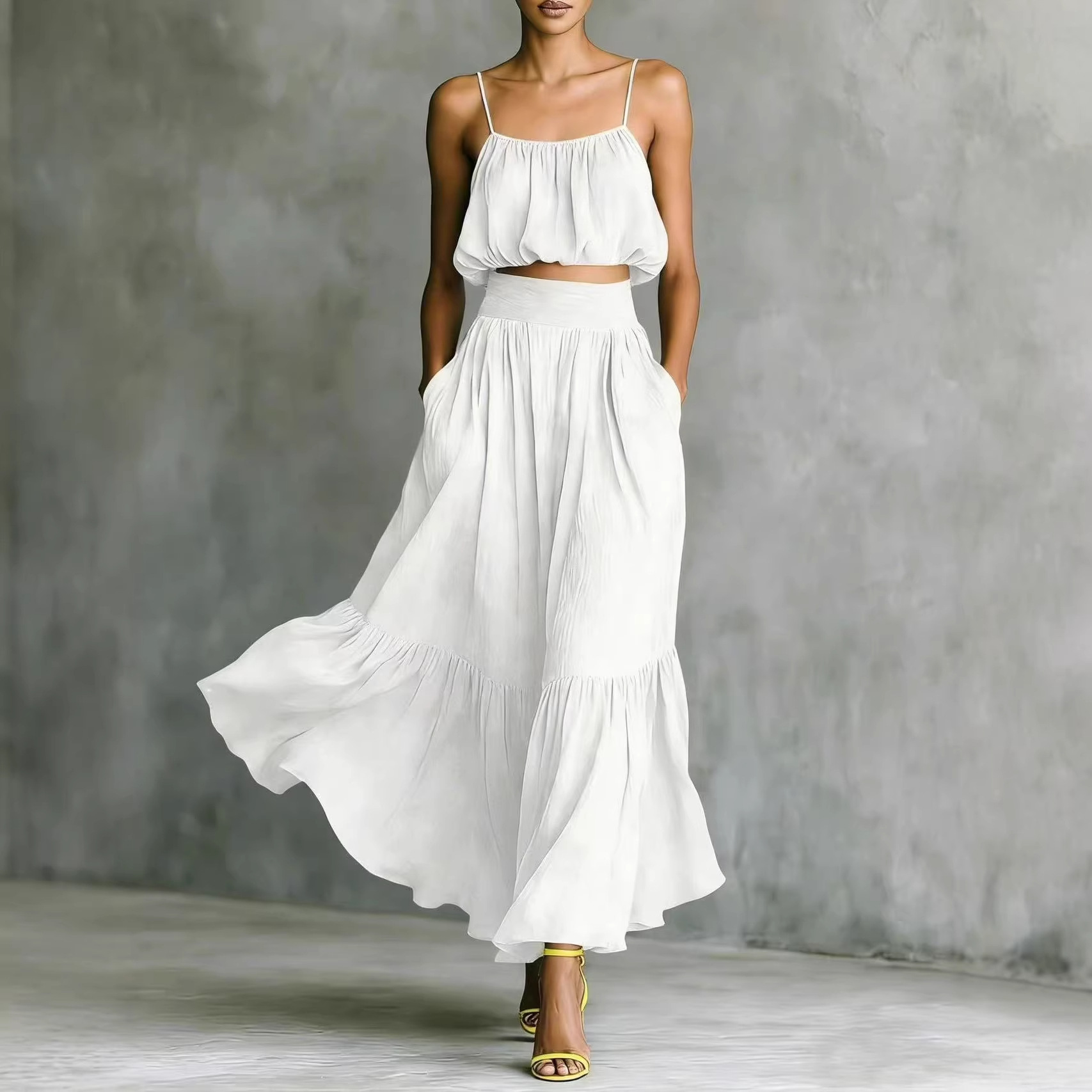 Women Summer 2 Piece Outfits R - Boho Summer Beach Maxi Dress recension och pris
