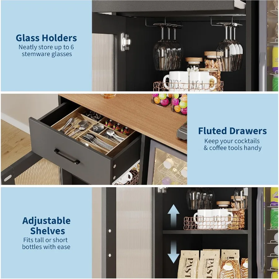 Wine bar cabinet with fridge s - Tops recension och pris