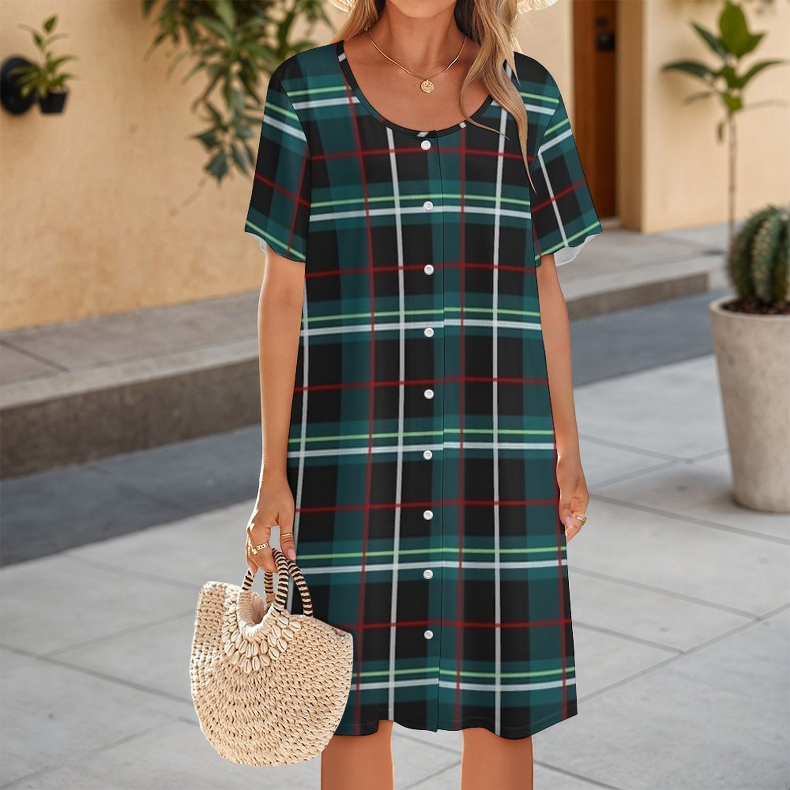 Frankie Stein First Wave dress - Korean Style A Line Shirt Dress recension och pris