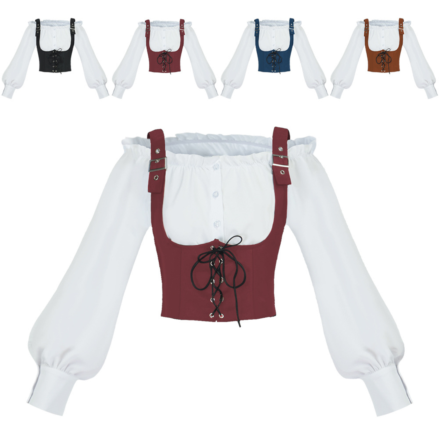 Renaissance 2 Piece Costume Se - Blouses recension och pris