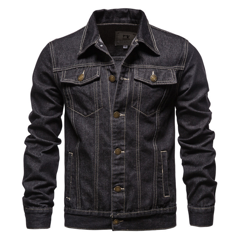 American Retro Men Lapel Denim - Jeans recension och pris