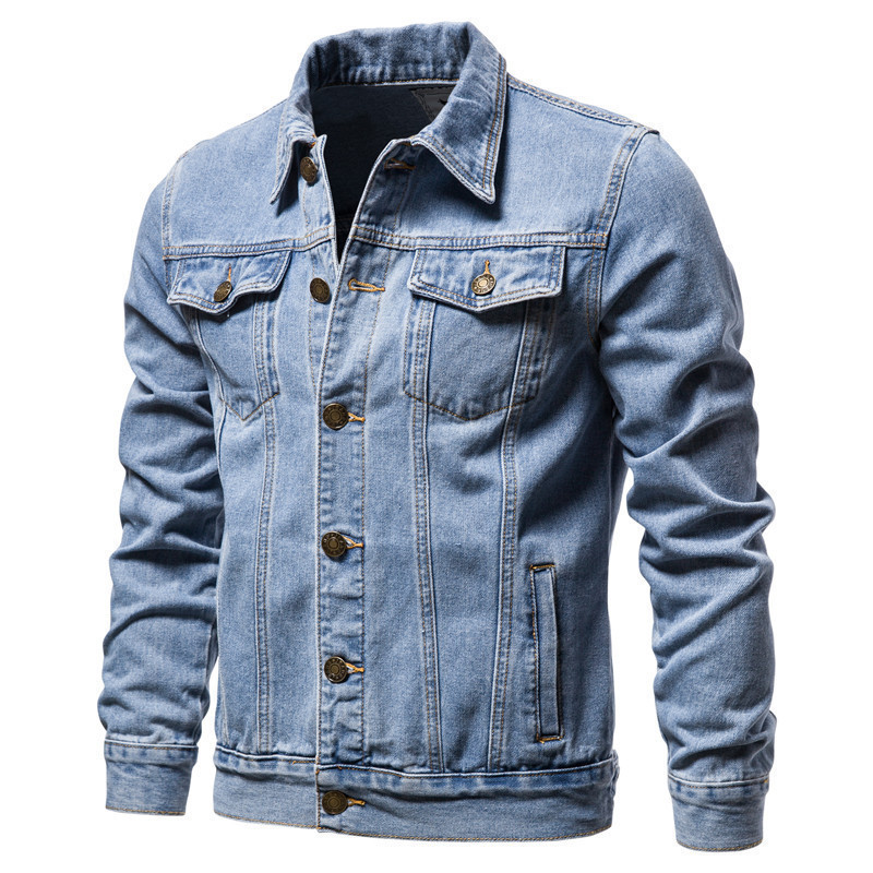 American Retro Men Lapel Denim - Jeans recension och pris