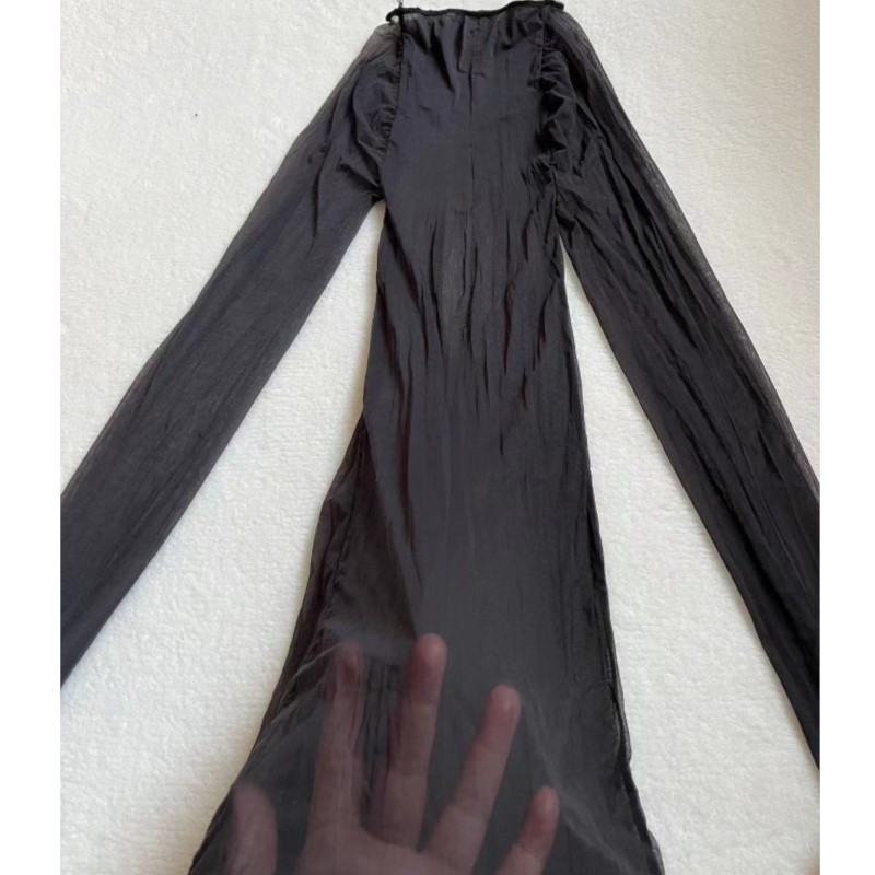Transparent Smooth Sexy Bodyst - Sexy Mesh Sheer Bodycon Dress recension och pris